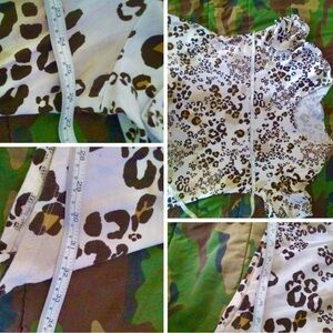 Hot Cotton brand Animal print-100% cotton . -size 1X